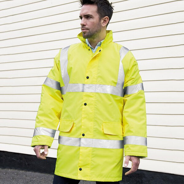 Result R218X - High-Visibility Waterproof Safety Coat with Hood