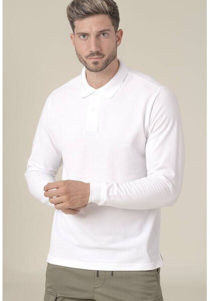 JHK JK215 - Long-sleeved man polo