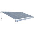 vidaXL 3003631 - Auvent pliable manuel 500 cm /blanc