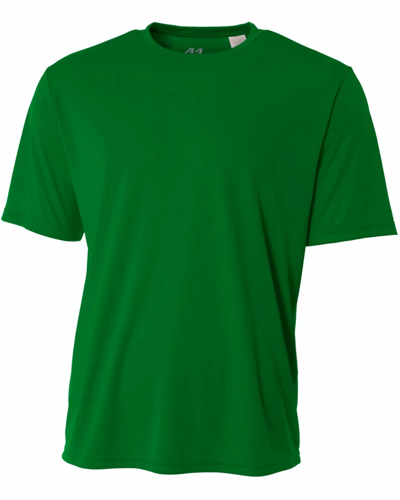 An emerald green t-shirt