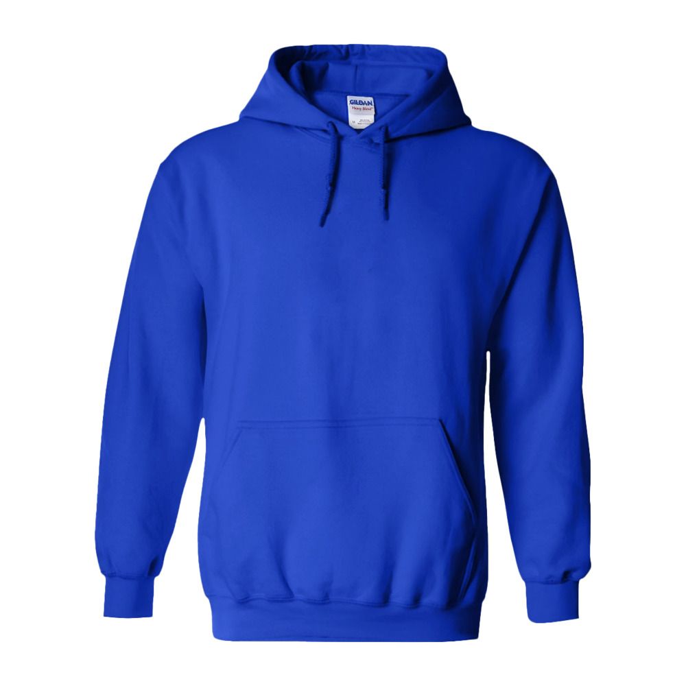 A dark blue Gildan GN940 hoodie