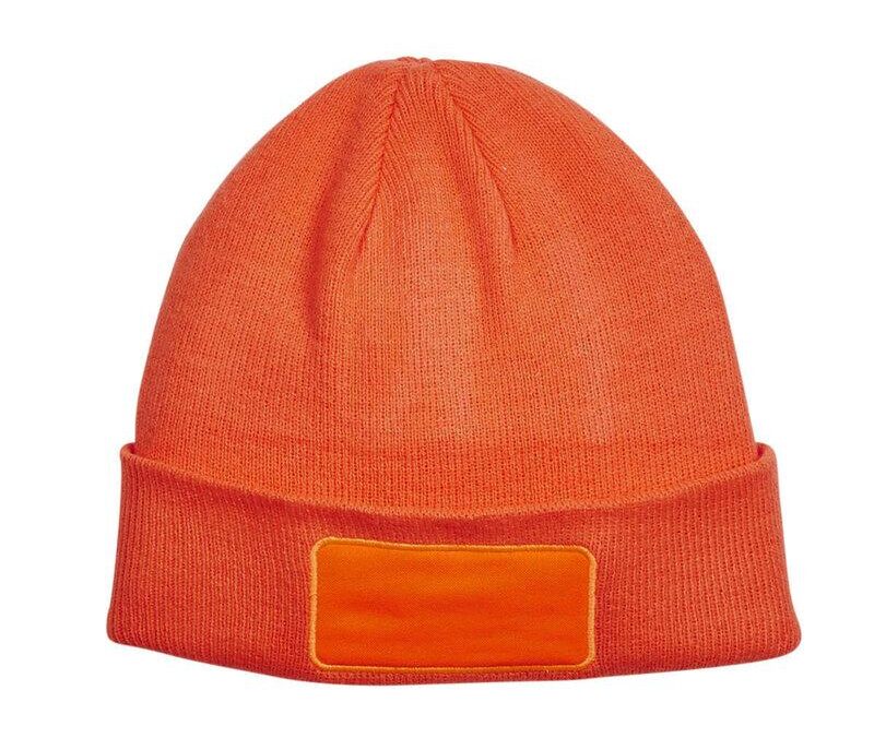 A Big Accessories BA527 beanie in orange