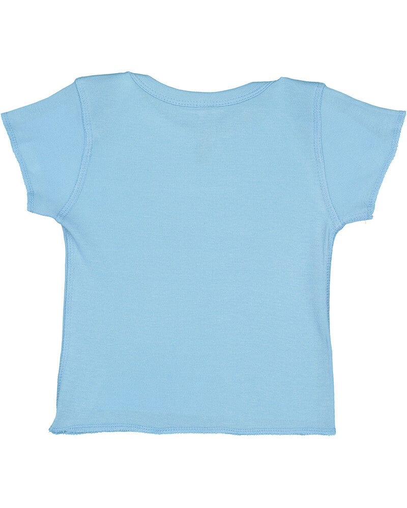 Rabbit Skins R3400 - Infant 5 oz. Baby Rib Lap Shoulder T-Shirt