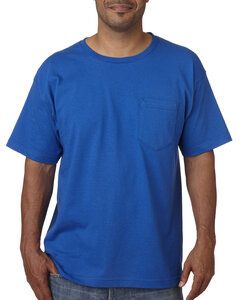 Bayside 5070 - USA-Made Short Sleeve T-Shirt With a Pocket Royal blue