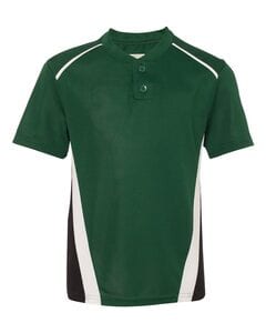 Augusta Sportswear 1526 - Youth Rbi Jersey Dark Green/ Black/ White