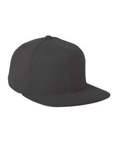 Flexfit 110F - Wool Blend Flat Bill Snapback Cap Black