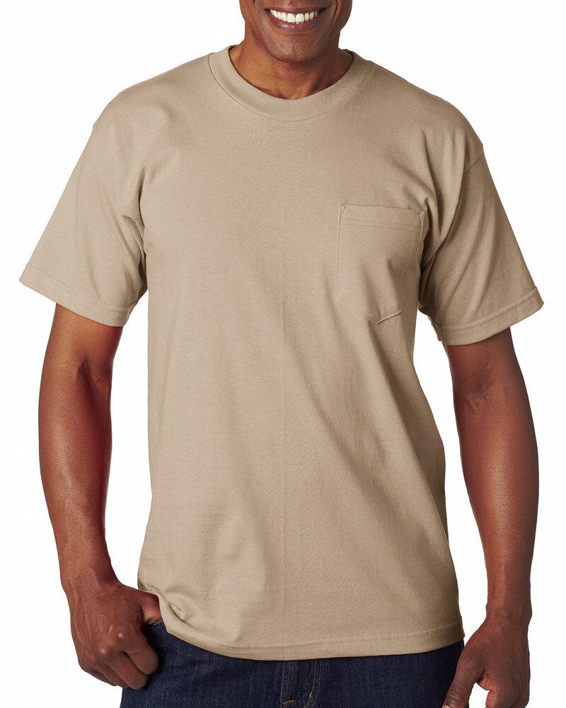 Bayside 7100 - USA-Made Short Sleeve T-Shirt with a Pocket