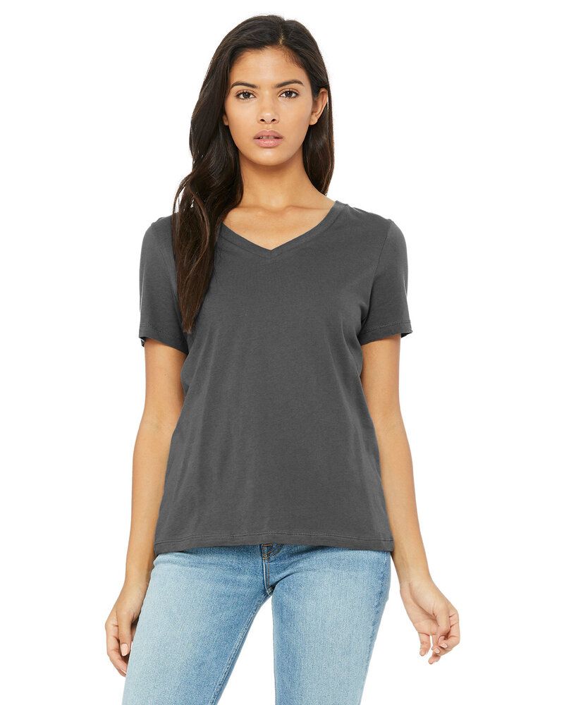 Bella+Canvas 6405 - Relaxed Short Sleeve Jersey V-Neck T-Shirt