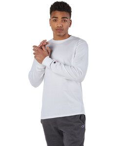 Champion CC8C - Long Sleeve Tagless T-Shirt White