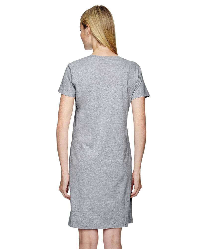 LAT 3522 - Ladies' Fine Jersey V-Neck Coverup