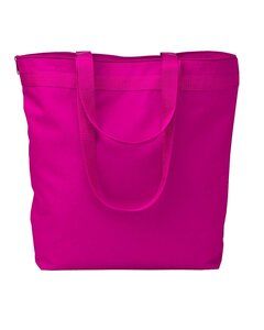 Liberty Bags 8802 - Recycled Zipper Tote Hot Pink