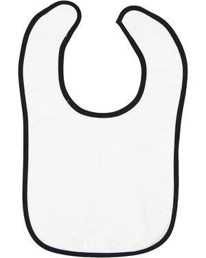 Rabbit Skins 1003 - Infant Terry Snap Bib w/ Contrast Color Binding