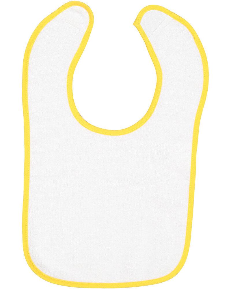 Rabbit Skins 1003 - Infant Terry Snap Bib w/ Contrast Color Binding