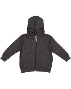 Rabbit Skins 3346 - Toddler Hooded Full-Zip Sweatshirt Vintage Smoke