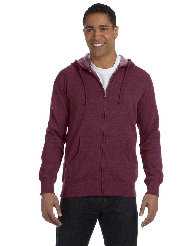 Econscious EC5680 - Men's 11.67 oz. Organic/Recycled Heathered Full-Zip Hood