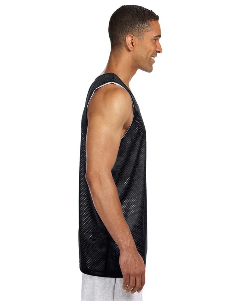 A4 NF1270 - Adult Reversible Mesh Tank Shirt