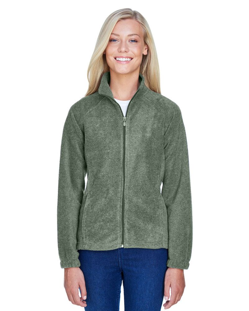 Harriton M990W - Ladies 8 oz. Full-Zip Fleece