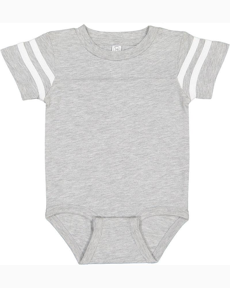 Rabbit Skins 4437 - Infant Football Fine Jersey Bodysuit