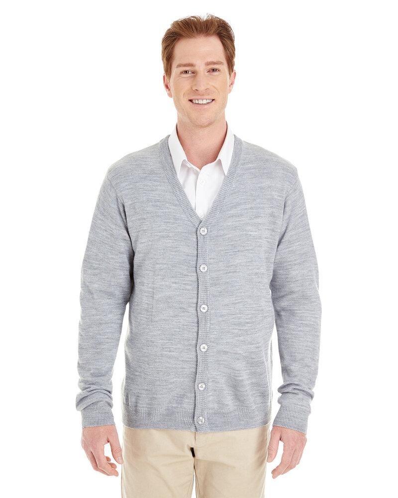 Harriton M425 - Men's Pilbloc V-Neck Button Cardigan Sweater