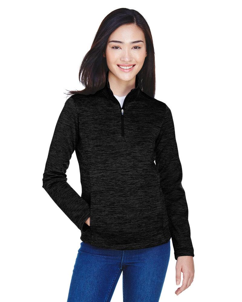 Devon & Jones DG798W - Ladies Newbury Mélange Fleece Quarter-Zip