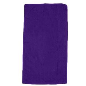 Q-Tees QV3060 - Velour Beach Towel Purple