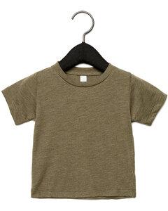 BELLA+CANVAS B3413B - Baby Triblend Short Sleeve Tee Olive Triblend