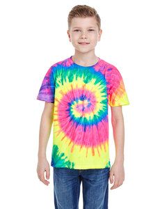 Colortone T935P - Youth Neon Rainbow Tee Neon Rainbow