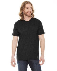 American Apparel AABB401W - Unisex Poly/Cotton Crew Neck Tee Heather Black