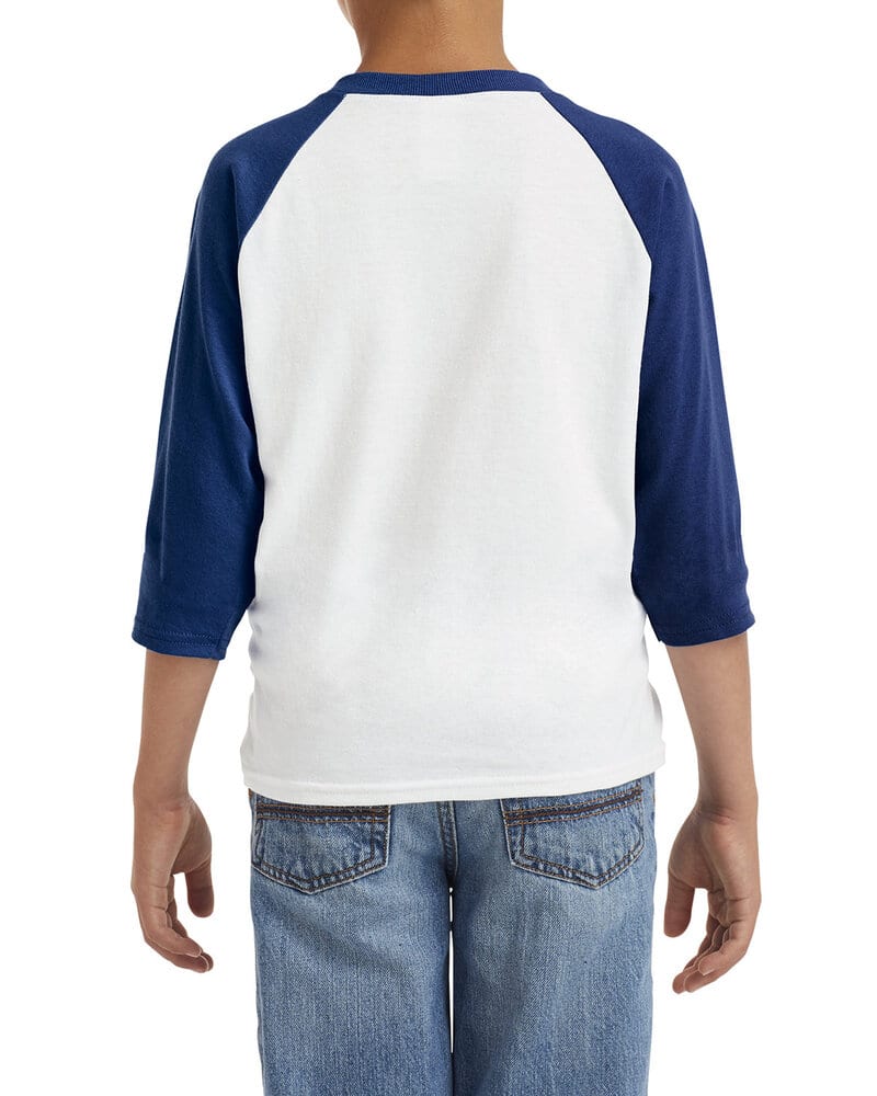 Gildan G5700B - Heavy Cotton Youth 3/4 Raglan Tee