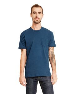 Next Level NL3605 - Adult Cotton Pocket Tee Cool Blue