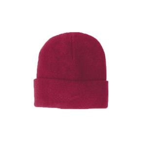 Q-Tees BCL - Beanie Cap Long Burgundy