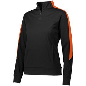 Augusta Sportswear 4388 - Ladies Medalist 2.0 Pullover Black/Orange