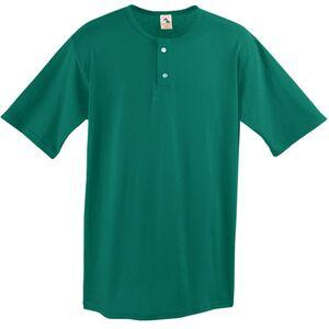 Augusta Sportswear 580 - Two Button Baseball Jersey Dark Green