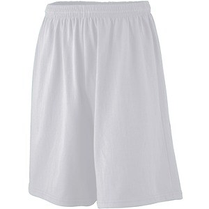 Augusta Sportswear 915 - Longer Length Jersey Short Athletic Heather