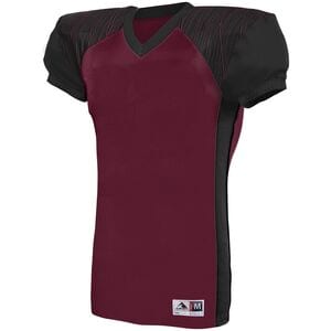 Augusta Sportswear 9576 - Youth Zone Play Jersey Maroon/Black/Maroon Print