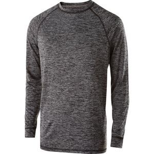 Holloway 222624 - Youth Electrify 2.0 Shirt Long Sleeve Black Heather