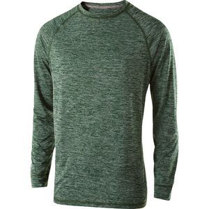 Holloway 222624 - Youth Electrify 2.0 Shirt Long Sleeve Forest Heather