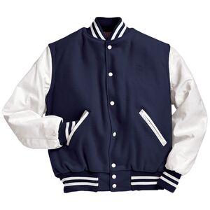Holloway 224183 - Varsity Jacket True Navy/White