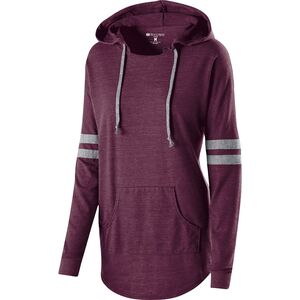 Holloway 229390 - Ladies Hooded Low Key Pullover Vintage Maroon/Vintage Grey