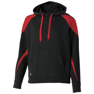Holloway 229646 - Youth Prospect Hoodie Black/Scarlet