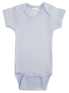 Infant Blanks 002B - Short Sleeve One Piece Pool Blue