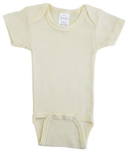 Infant Blanks 004B - Short Sleeve One Piece Yellow