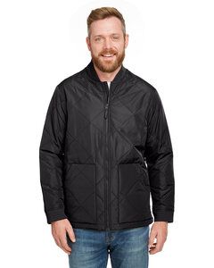 Harriton M715 - Adult Dockside Insulated Utility Jacket Dark Charcoal