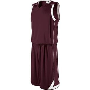 Holloway 224062 - Carthage Basketball Jersey Dark Maroon/White