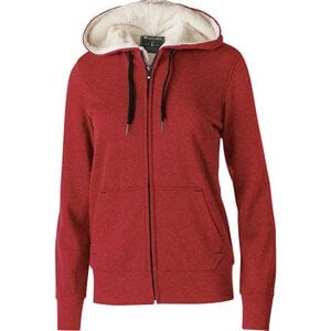 Holloway 229374 - Ladies Artillery Sherpa Jacket Scarlet Heather