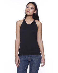 StarTee ST1483 - Ladies CVC Halter Tank Top Black