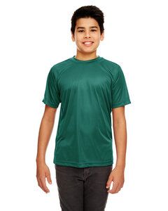 UltraClub 8420Y - Youth Cool & Dry Sport Performance Interlock T-Shirt Forest Green