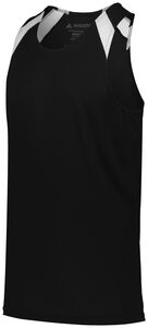 Augusta Sportswear 343 - Overspeed Track Jersey Black/White