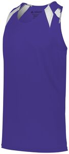 Augusta Sportswear 343 - Overspeed Track Jersey Purple/White