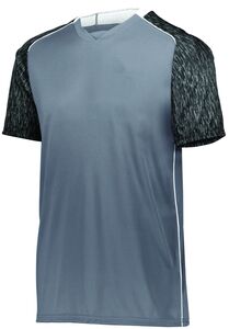 HighFive 322940 - Hawthorn Soccer Jersey Graphite/Black Print/White